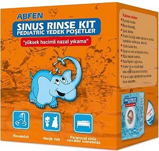 Abfen Sinus Rinse Pediatric Yedek Poşetler 50 Adet