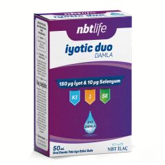 NbtLife İyotic Duo Damla 50 ml - İyot ve Selenyum içeren Damla