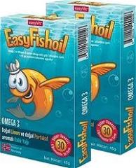 EasyFishoil 2'li Paket 30 Çiğnenebilir Jel Tablet