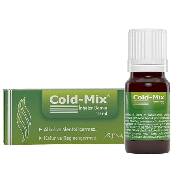Cold Mix İnhaler Damla 10 ml Bitkisel Damla