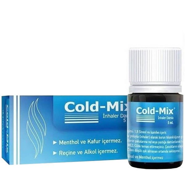 Cold Mix İnhaler Damla 5 ml Bitkisel Damla