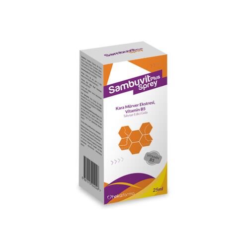 Hekafarma Sambuvit Plus Sprey Kara Mürver Ekstresi 25 ml