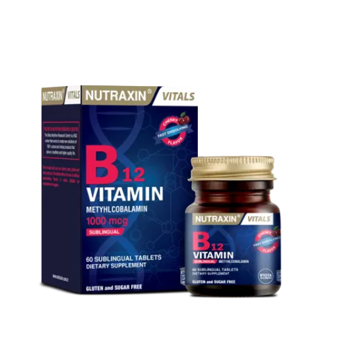 Nutraxin Vitals B12 Vitamin 60 Tablet