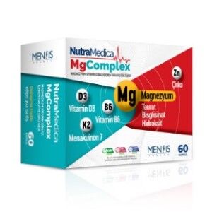 NutraMedica MgComplex Magnezyum Vitamin 60 Kapsül