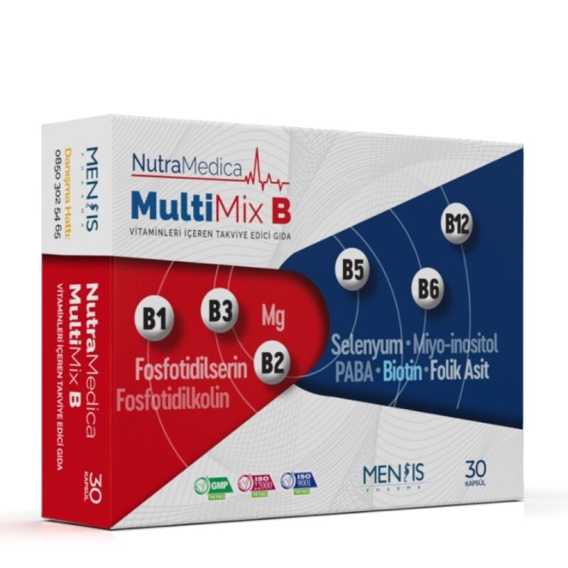 Nutramedica Multimix B 30 Kapsül