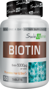 Suda Vitamin Biotin 5000 mcg 50 Tablet