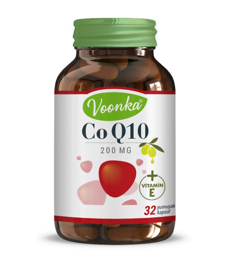Voonka CoQ10 200 mg 32 Yumuşak Kapsül