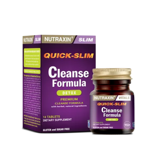 Nutraxin Quick Slim Cleanse Formula  7 14 Tablet