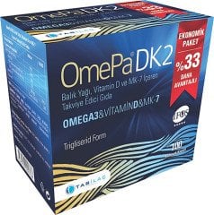 OmePa DK2 Omega 3 Vitamin D ve MK-7 100 Kapsül