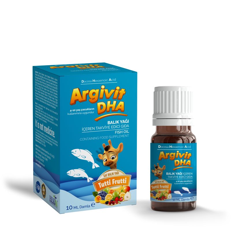 Argivit DHA Balık Yağı Damla 10 ML