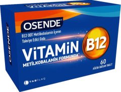 Osende Vitamin B12 60 Tablet