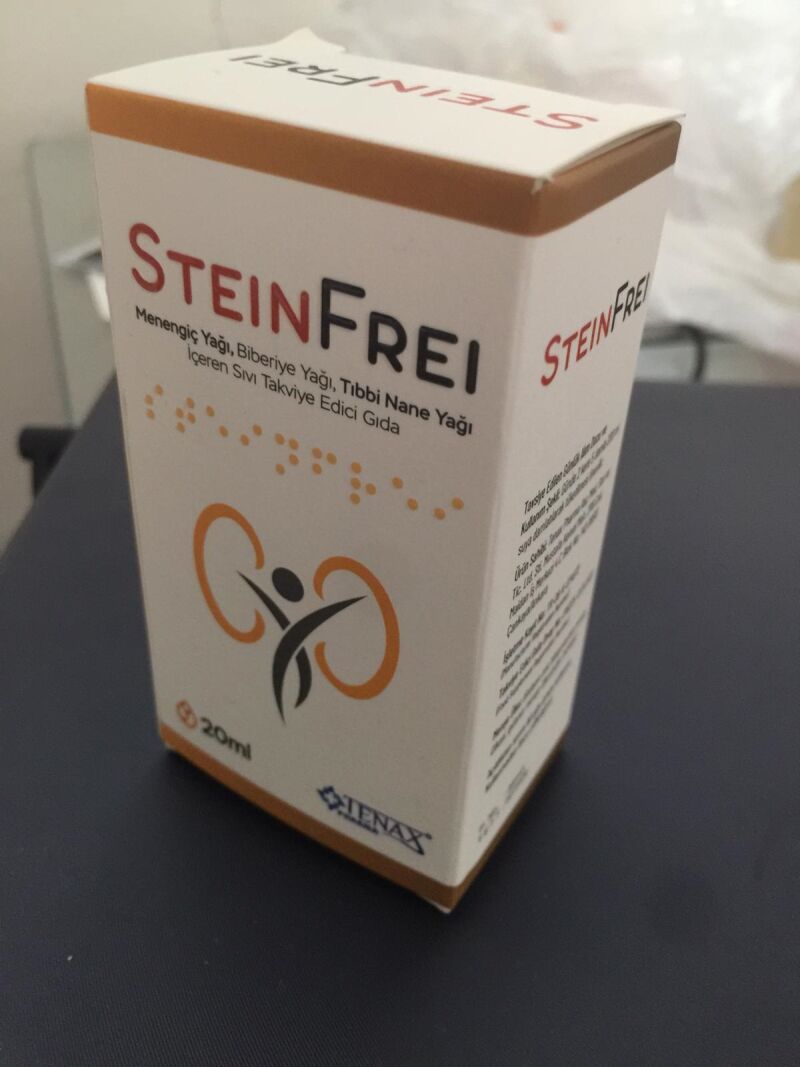 Tenax Pharma SteinFrei Menengiç Yağı Biberiye İçeren Damla 20ml