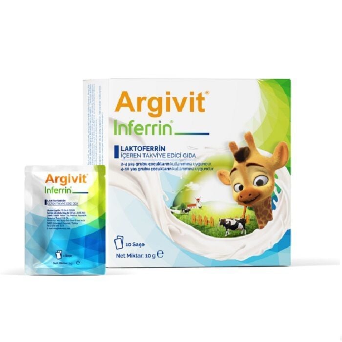 Argivit Inferrin Saşe 10 lu - Laktoferrin içeren Takviye Edici Gıda