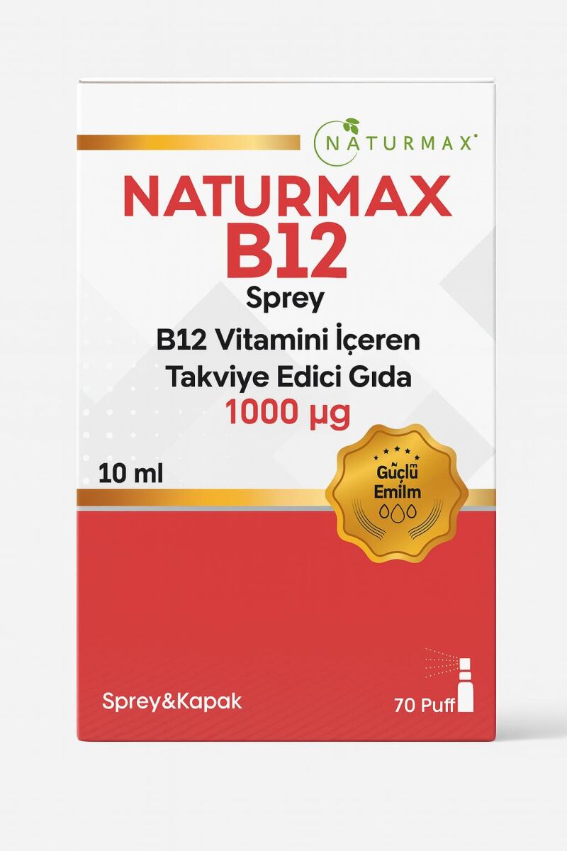 Naturmax B12 Vitamini 10ml Sprey