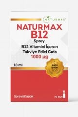 Naturmax B12 Vitamini 10ml Sprey
