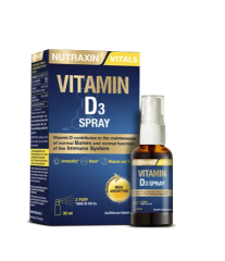 Nutraxin D3 Vitamin Sprey 1000 IU - Gıda Takviyesi 30 ml