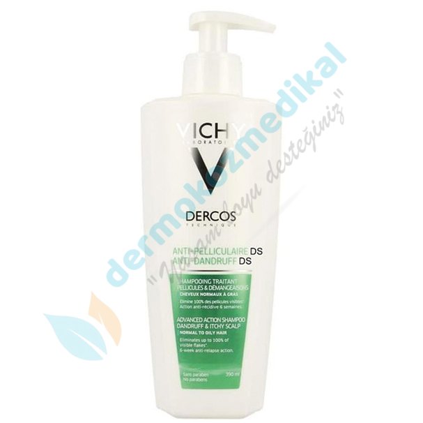 Vichy Dercos Kepek Karşıtı Şampuan (Normal-Yağlı saçlar) 390ml