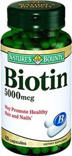 Nature's Bounty Biotin 5000 mcg 72 Soft Jel