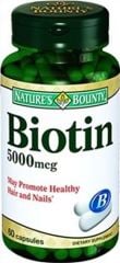 Nature's Bounty Biotin 5000 mcg 72 Soft Jel