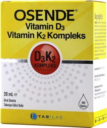 Osende Vitamin D3K2 Complex Damla 20 ml