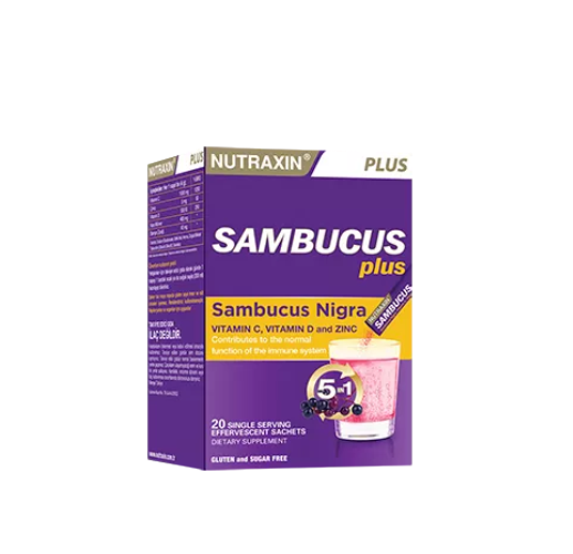 Nutraxin Sambucus Plus Nigra 20 Efervesan Saşe