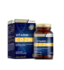 Nutraxin Vitamin Max C.D Çinko 60 Tablet