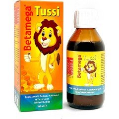 Betamega Tussi Kekik, Zencefil, Zerdeçal ve Tarçın Içeren Şurup 100 ml