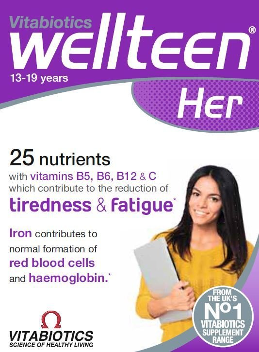 Vitabiotics Wellteen Her 13-19 years 30 Tablets