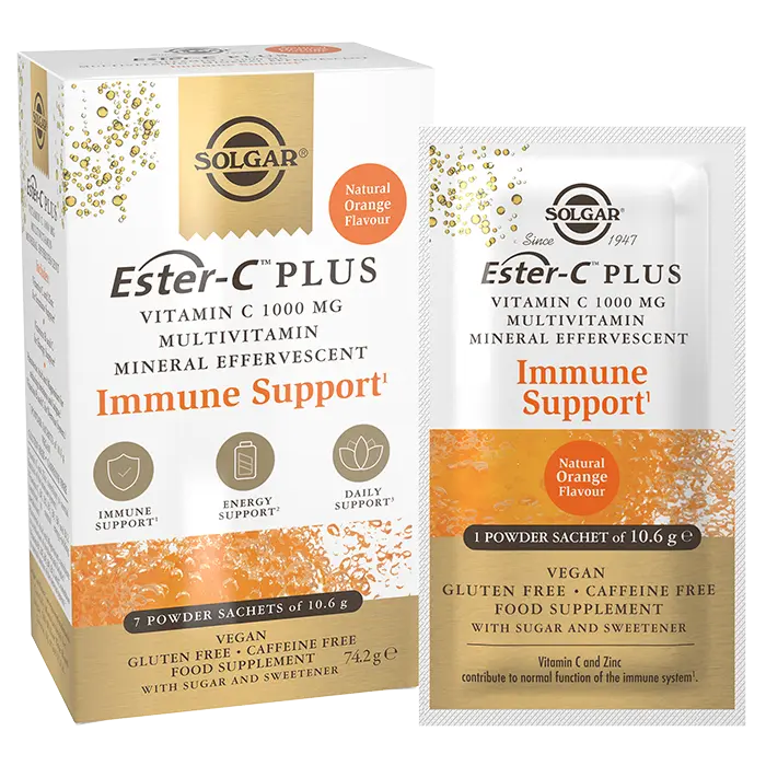 Solgar Ester C Plus Vitamin C 1000 mg Efervesan 7 Saşe
