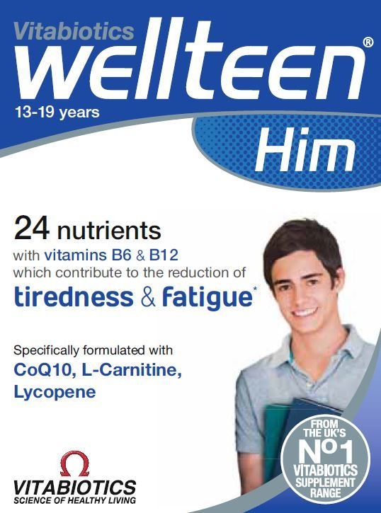 Vitabiotics Wellteen Him 13-19 years 30 Tablets