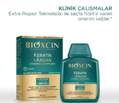 Bioxcin Keratin ve Argan Onarıcı Şampuan 300 ml