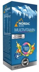 Nordic Bork Multivitamin İçeren Omega-3 Takviye Edici Şurup 150 ml