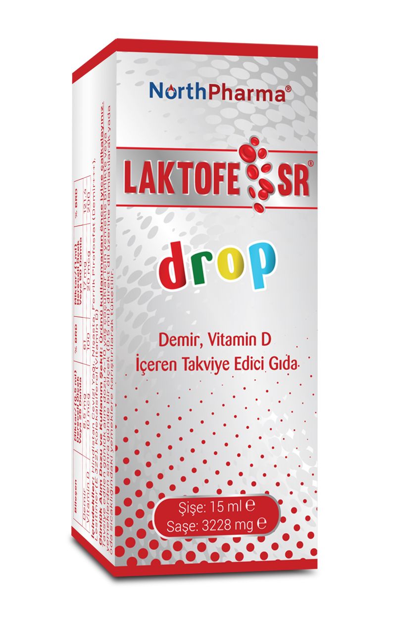 Laktofe SR Drop Demir Vitamin D 15ml