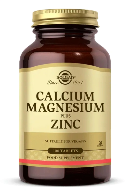 Solgar Calcium Magnesium Plus Zinc 100 Tablet