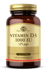 Solgar Vitamin D3 1000 IU 100 Kapsül