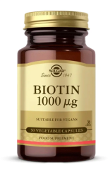 Solgar Biotin 1000 mcg 50 Kapsül Vitamin