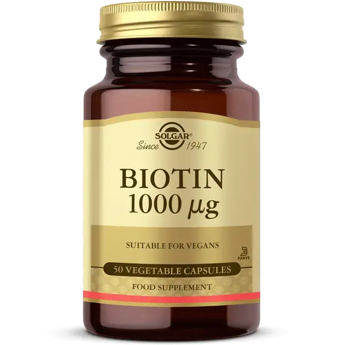 Solgar Biotin 1000 mcg 50 Kapsül Vitamin