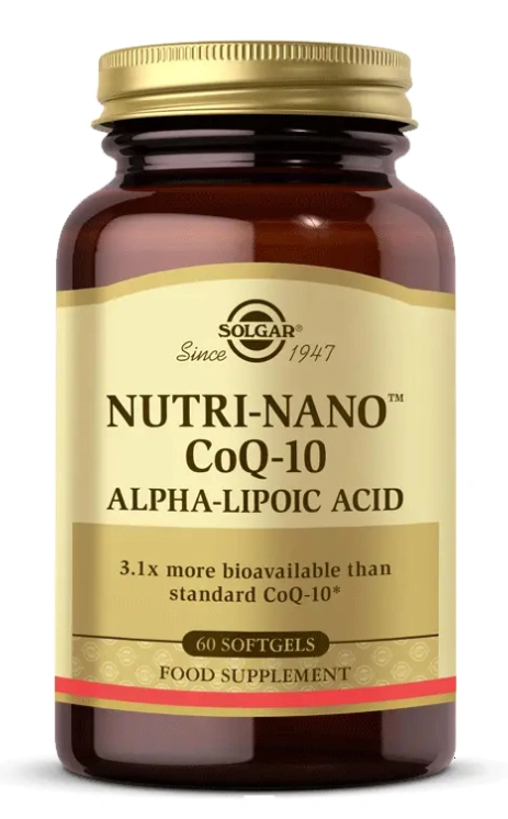 Solgar Nutri-Nano CoQ-10 Alpha Lipoic Acid 60 Kapsül