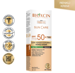 Bioxcin Sun Care Kuru Ciltler için Güneş Kremi SPF 50+ 50 ml - Renkli
