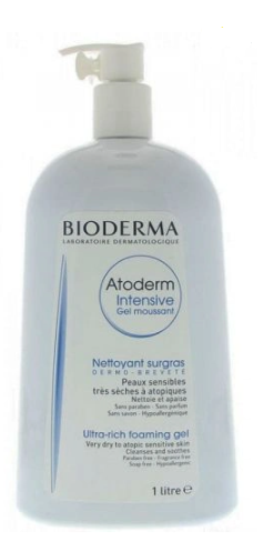 Bioderma Atoderm Intensive Foaming Gel 1000 ml Kuru ve Atopik Ciltler için Temizleyici Jel