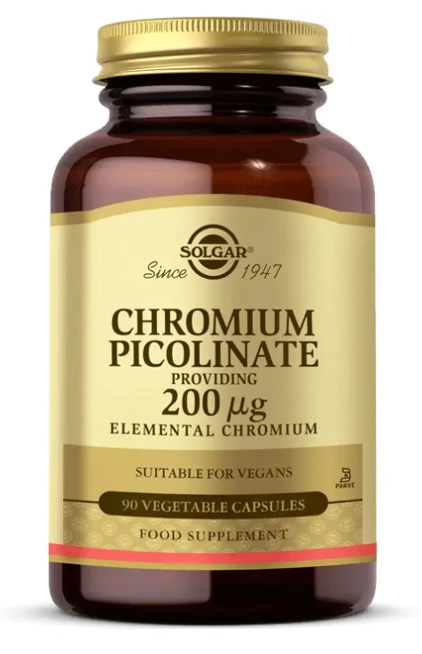 Solgar Chromium Picolinate 200 mcg 90 Kapsül Mineral