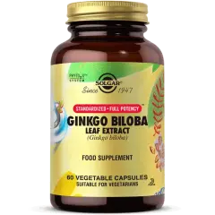 Solgar Ginkgo Biloba Leaf Extract 60 Bitkisel Kapsül
