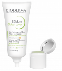 Bioderma Sebium Global Cover 30 ml Renkli Gözenek Kremi