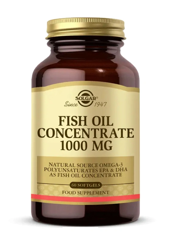 Solgar Fish Oil Concentrate 1000mg 60 Kapsül