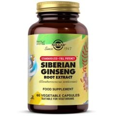 Solgar Siberian Ginseng Root Extract 60 Kapsül