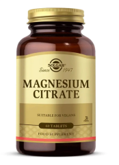 Solgar Magnesium Citrate 200 mg 60 Tablet Mineral