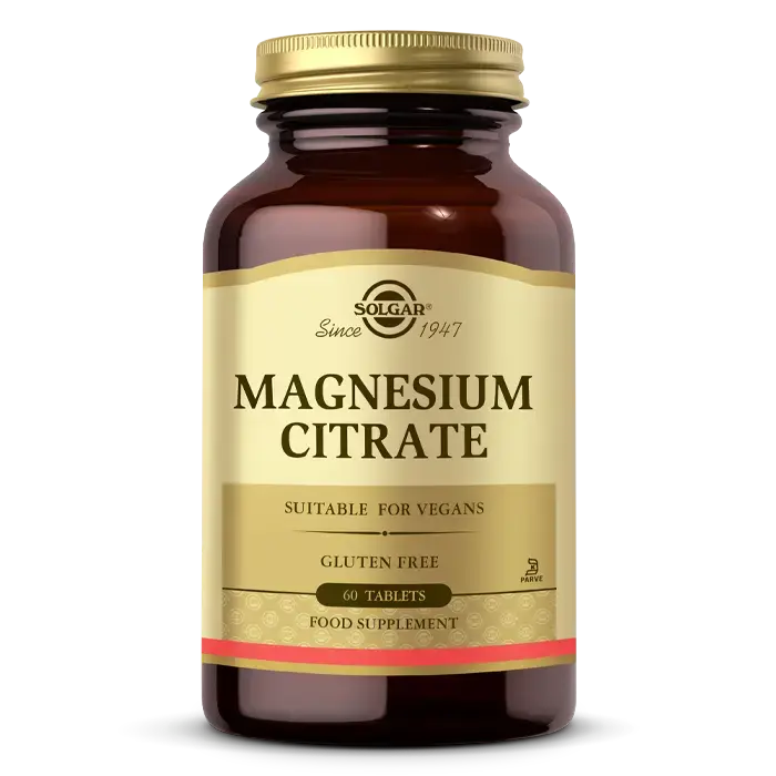 Solgar Magnesium Citrate 200 mg 60 Tablet Mineral