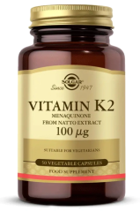 Solgar Vitamin K2 100 mcg 50 Kapsül