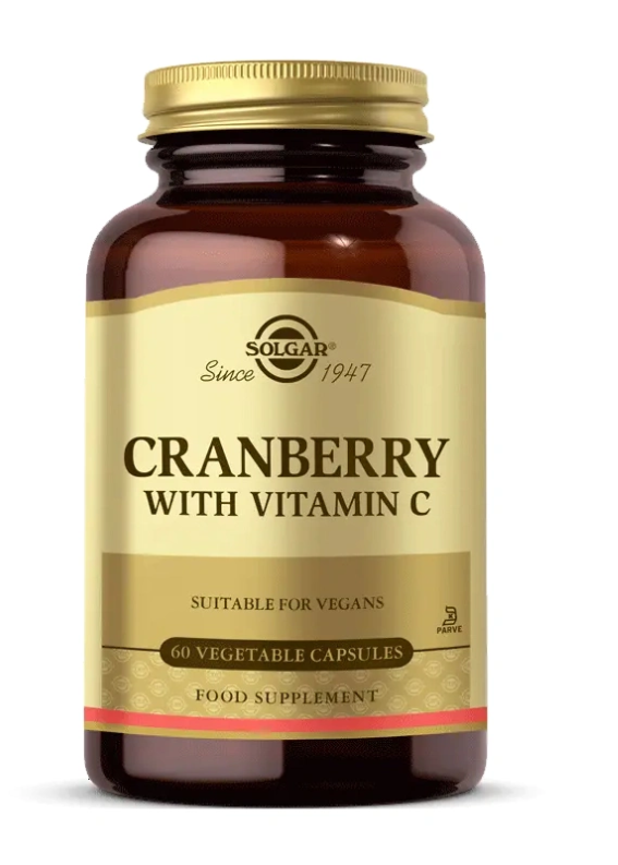 Solgar Cranberry With C Vitamin 60 Kapsül