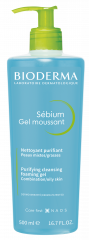 Bioderma Sebium Foaming Gel 500 ml Karma ve Yağlı Ciltler Temizleme Jeli